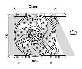 Fan, engine cooling (33V25071)