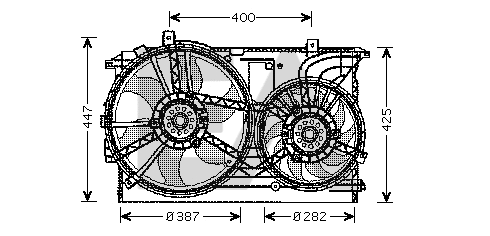 Fan, engine cooling (33V54032)