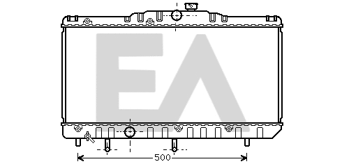 Radiator, engine cooling (31R71053)