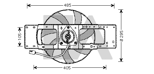 Fan, engine cooling (33V60007)