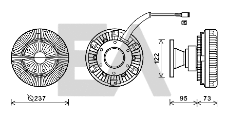 Fan Wheel, engine cooling (35C63D06)