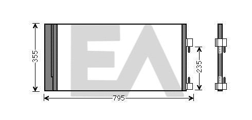 Condenser, air conditioning (30C60056)