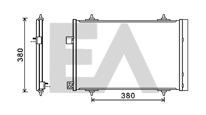 Condenser, air conditioning (30C10028)