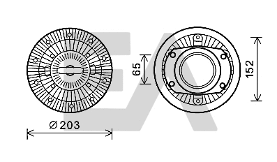 Fan Wheel, engine cooling (35C30D06)