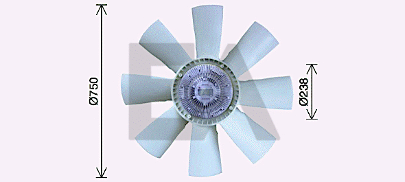 Fan Wheel, engine cooling (35C63C03)