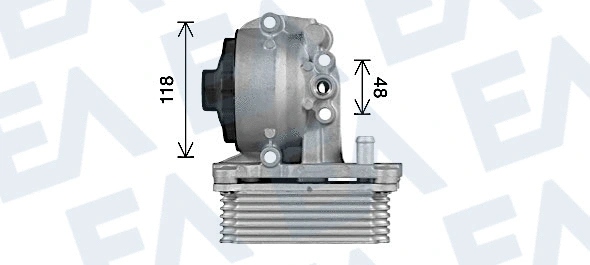 Oil Cooler, engine oil (37G22009)