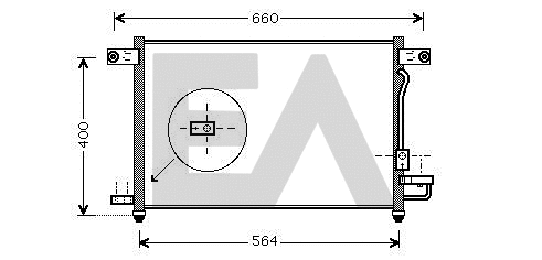 Condenser, air conditioning (30C20014)