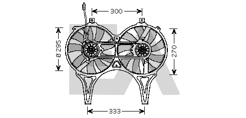 Fan, engine cooling (33V50011)