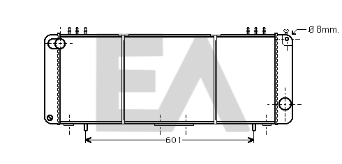 Radiator, engine cooling (31R33008)