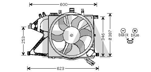 Fan, engine cooling (33V54006)