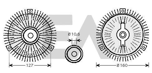 Fan Wheel, engine cooling (35C54D04)
