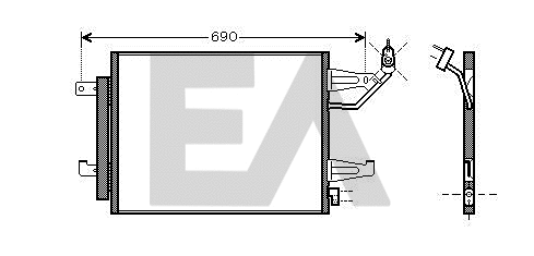 Condenser, air conditioning (30C51028)