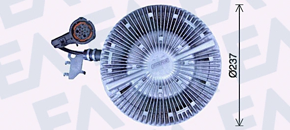 Fan Wheel, engine cooling (35C45D18)