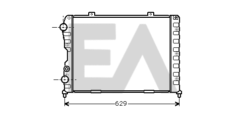 Radiator, engine cooling (31R03025)