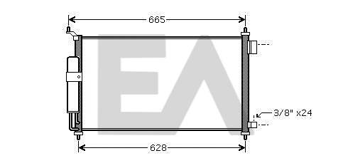 Condenser, air conditioning (30C18027)
