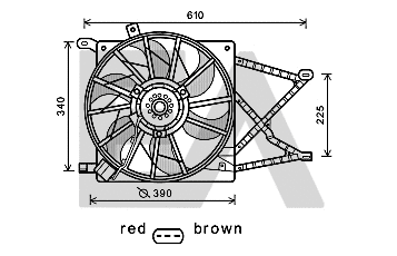 Fan, engine cooling (33V54039)