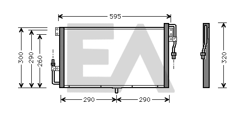 Condenser, air conditioning (30C54011)