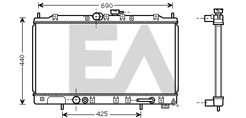 Radiator, engine cooling (31R51063)
