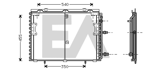 Condenser, air conditioning (30C50012)