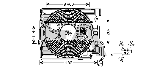 Fan, engine cooling (33V07007)