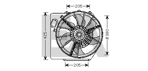 Fan, engine cooling (33V60014)