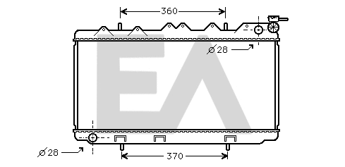 Radiator, engine cooling (31R18051)