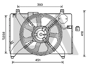 Fan, engine cooling (33V28052)