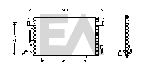 Condenser, air conditioning (30C10008)