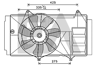 Fan, engine cooling (33V71051)
