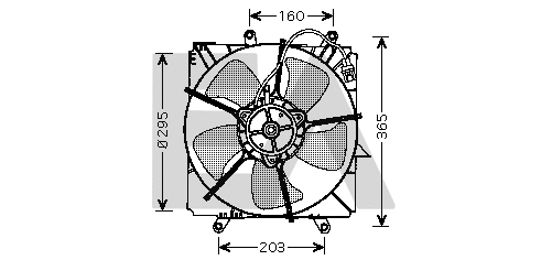 Fan, engine cooling (33V71011)