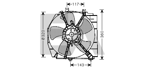 Fan, engine cooling (33V52014)