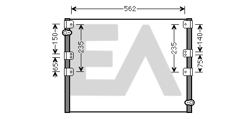 Condenser, air conditioning (30C71071)