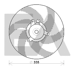 Fan, engine cooling (33V55013)