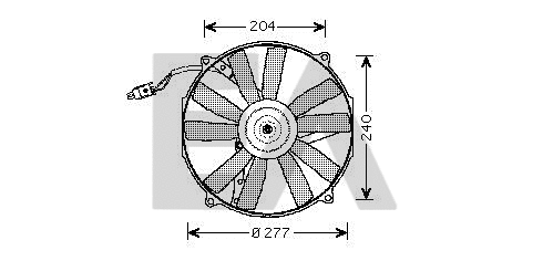 Fan, engine cooling (33V50010)
