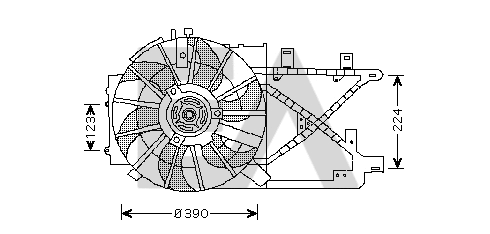 Fan, engine cooling (33V54016)