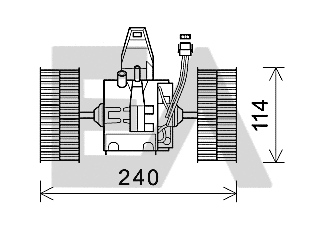 Electric Motor, interior blower (42A07012)