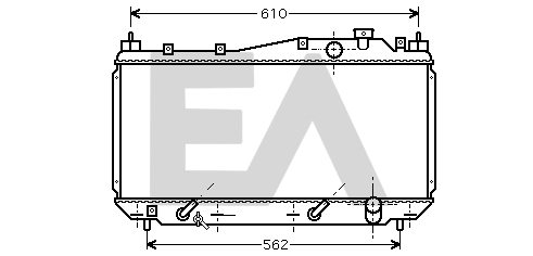 Radiator, engine cooling (31R26038)