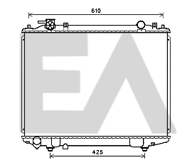 Radiator, engine cooling (31R52114)