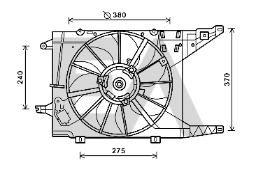 Fan, engine cooling (33V60026)