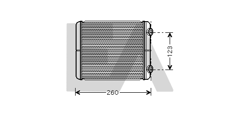 Heat Exchanger, interior heating (45C60018)