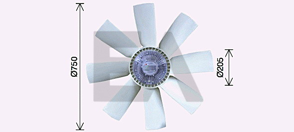 Fan Wheel, engine cooling (35C76C01)