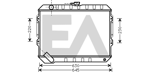 Radiator, engine cooling (31R51035)