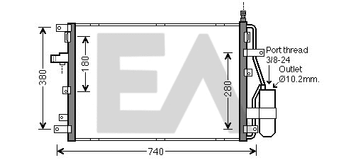Condenser, air conditioning (30C78019)