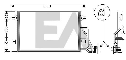 Condenser, air conditioning (30C77020)
