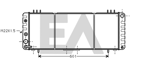 Radiator, engine cooling (31R33006)