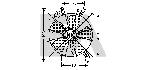 Fan, engine cooling (33V26007)
