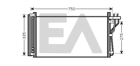 Condenser, air conditioning (30C28031)