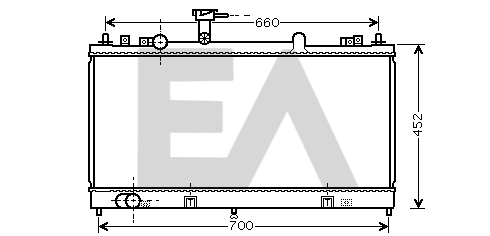 Radiator, engine cooling (31R52065)