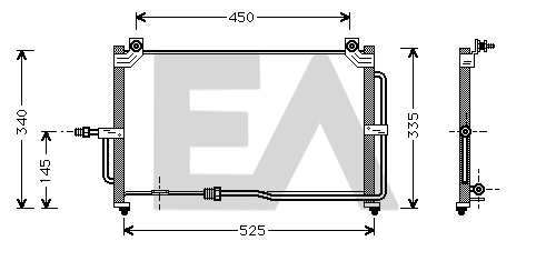 Condenser, air conditioning (30C20005)