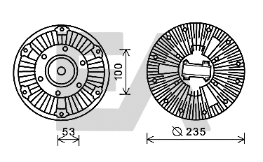 Fan Wheel, engine cooling (35C63D04)